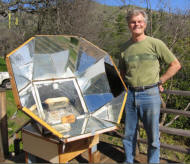 Bills new solar cooker