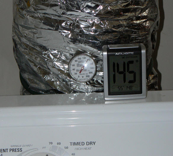 Converting a Clothes Dryer to Use Solar Heated Attic Air For Drying