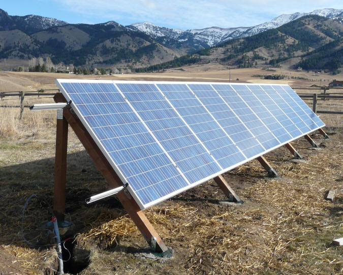 DIY Solar PV System -- Mounting PV Panels and Inverters
