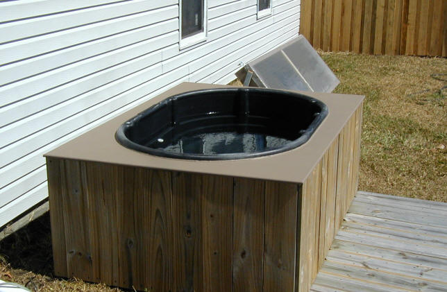 Tub Wood Plans furthermore DIY Hot Tub Steps Plans moreover Stock Tank 