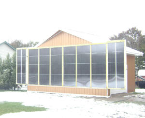 Solar Shed Solar Water and Space Heating System