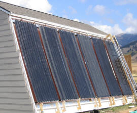 Solar Shed -- Shed and Collector Wall