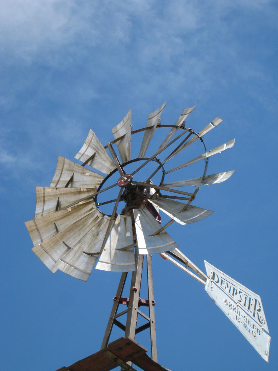 windmill water pump pumps windmills dempster wind pumping turbine pumper builditsolar projects