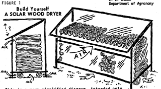 Solar Firewood dryer