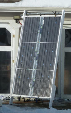 backpass solar air heating collector