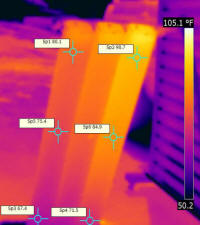 thermal imate downspout collector