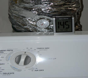 solar dryer temperature