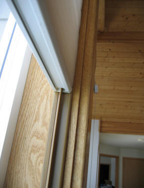 Symphony shades energy track for insulating shades