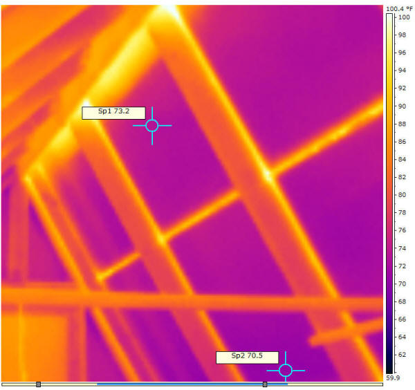 IR glazing temps