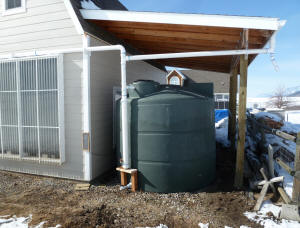 rainwater collection tank