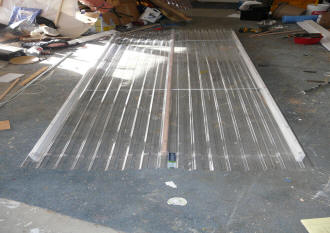 solar collector glazing