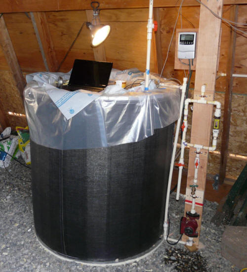 off the shelf diy solar water heating system prototype