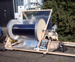 Rotating solar boiler -- 3rd prototype