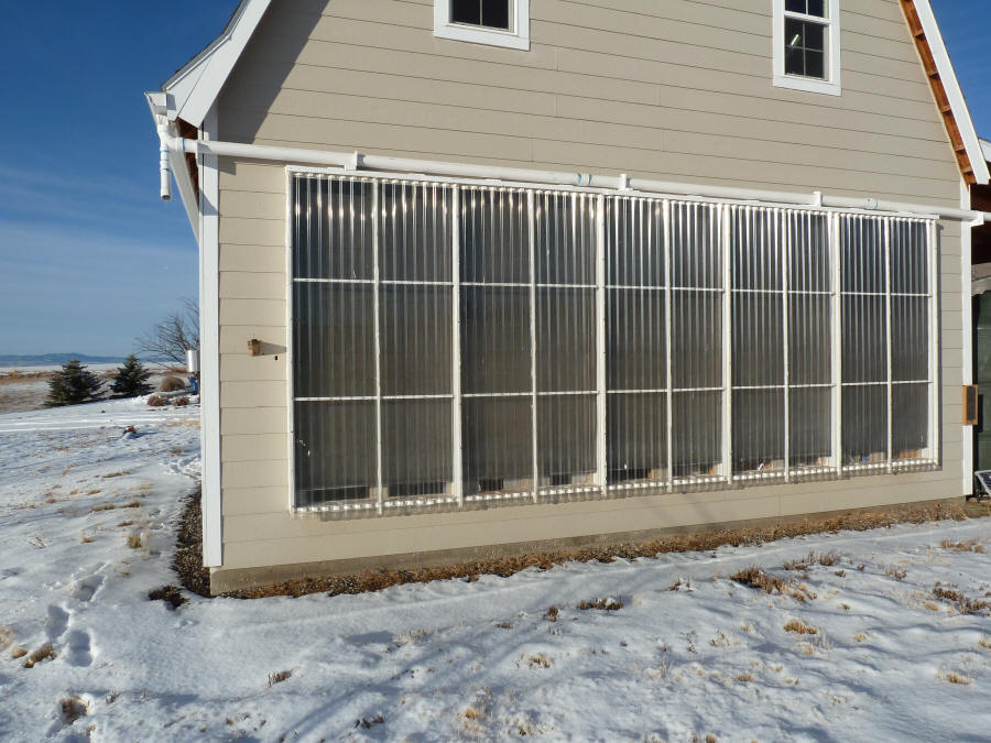 thermosyphon solar air heating collector