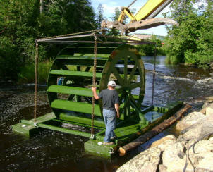 undershoot water wheel