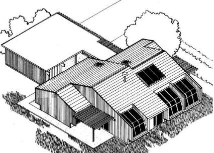 passive solar home