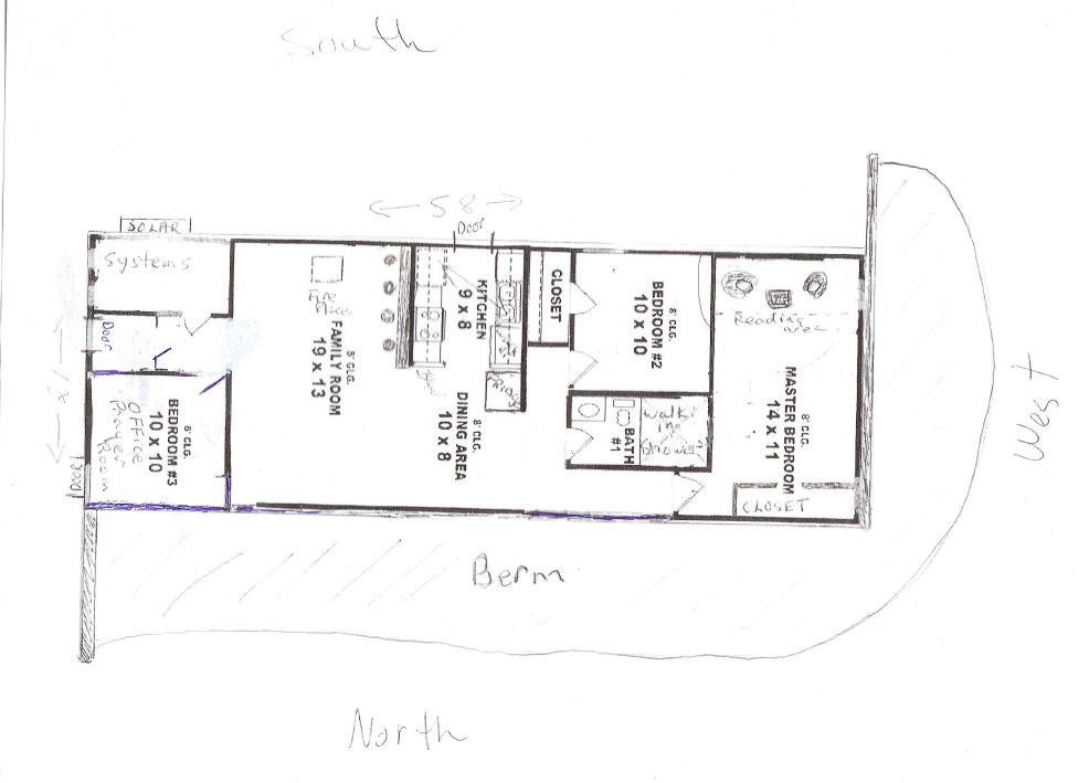 passive solar home plan