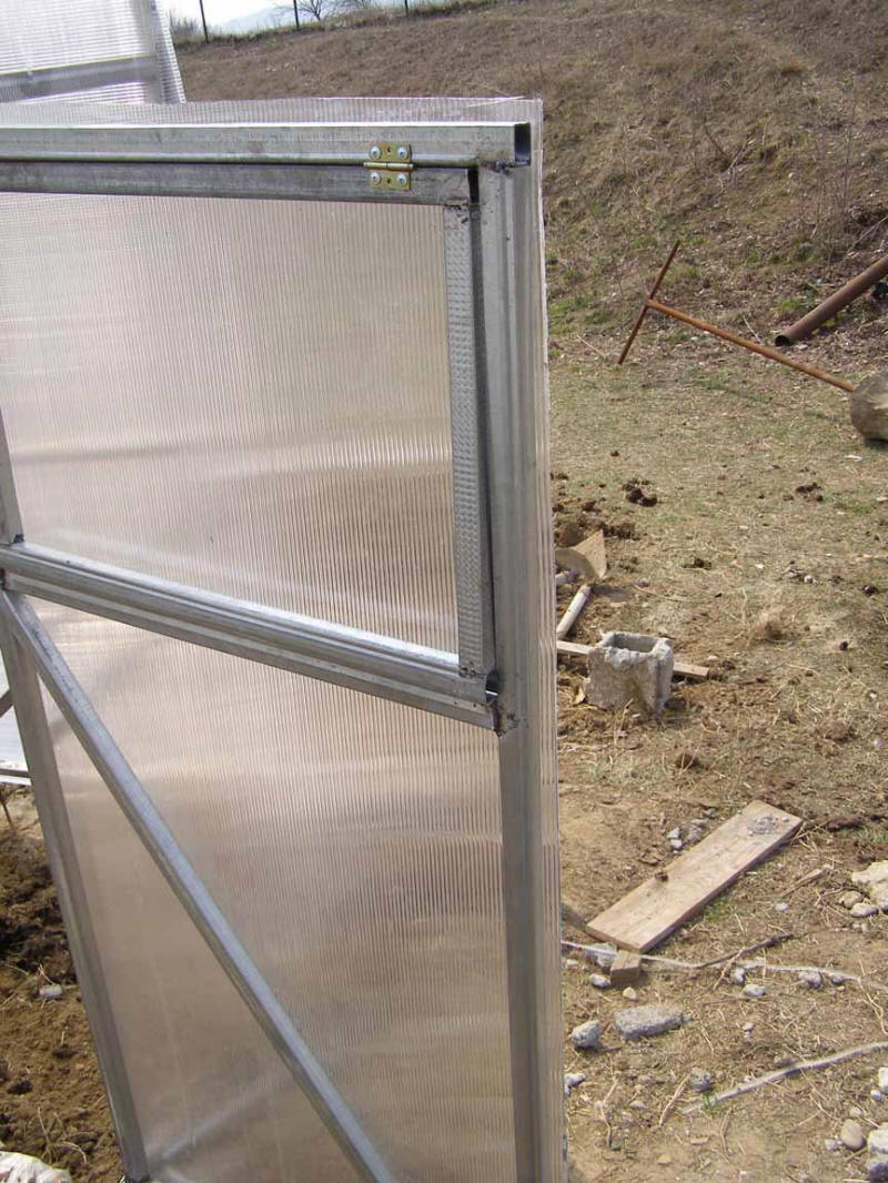 Greenhouse door