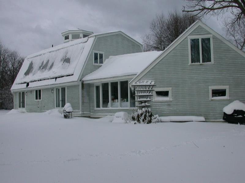 Solar Collector after snow storm