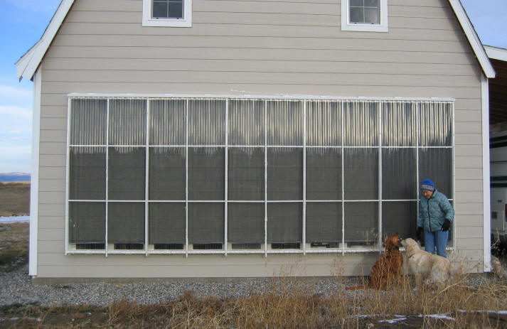 solar air heating collector