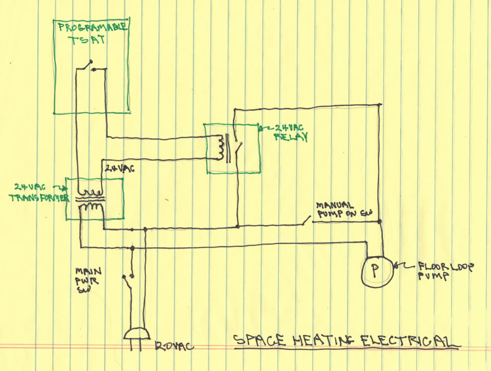 2k Solar Space And Water  System Diagrams