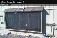 solar air heating collector