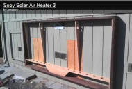 solar air heating collector 
