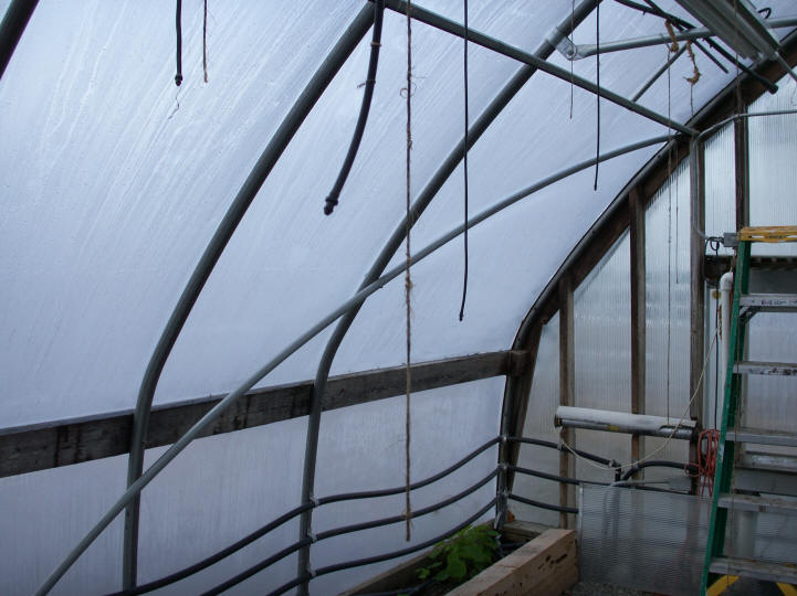 Greenhouse framing sidewall detail