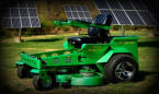 zero turn solar mower