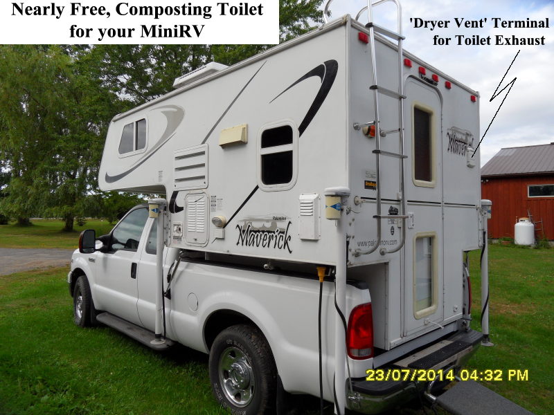 RV with composting toilet