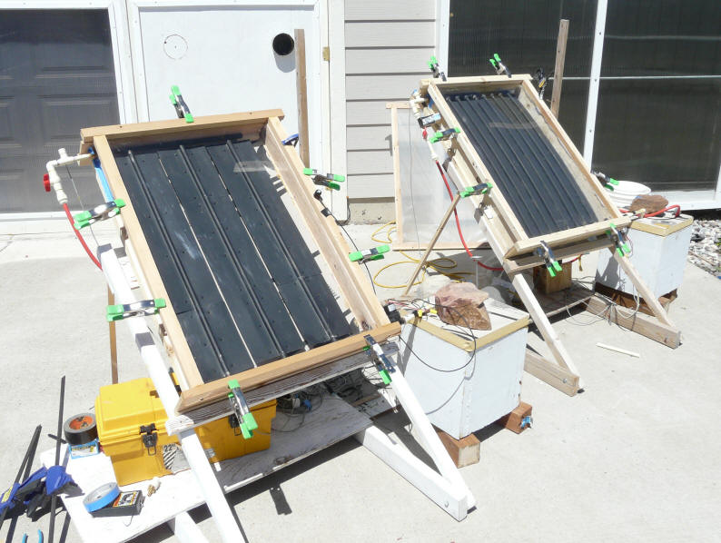 cpvc solar collector performance test