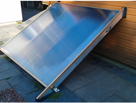 DIY solar water heating system in UK