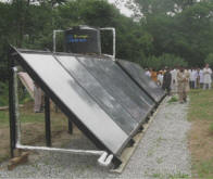 thermosyphon solar water heating system in Pakistan